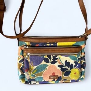 Relic Colorful Floral Crossbody Bag